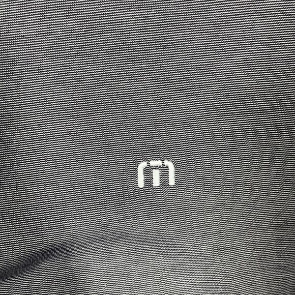 Travis Mathew Polo Shirt Men's XL Gray Pique Logo Collared Short Sleeve Golf - Picture 3 of 7